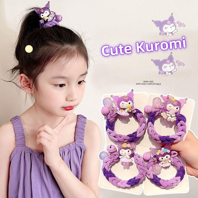 Ikat Rambut Jalinan, Rekaan Kurumi / Melodi Kartun Comel, Untuk Kanak ...