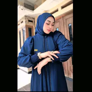 ARABELLA RAYA SERIES, Gamis set hijab dan ikat pinggang. ABAYA Lebaran 2026