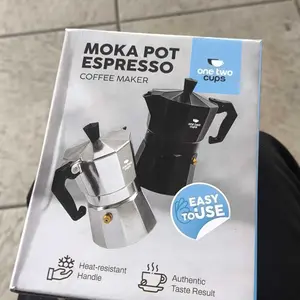 Moka Pot Kopi Espresso 1 2 3 12 Cup One Two Cups Coffee Maker Stovetop Teko Aluminium