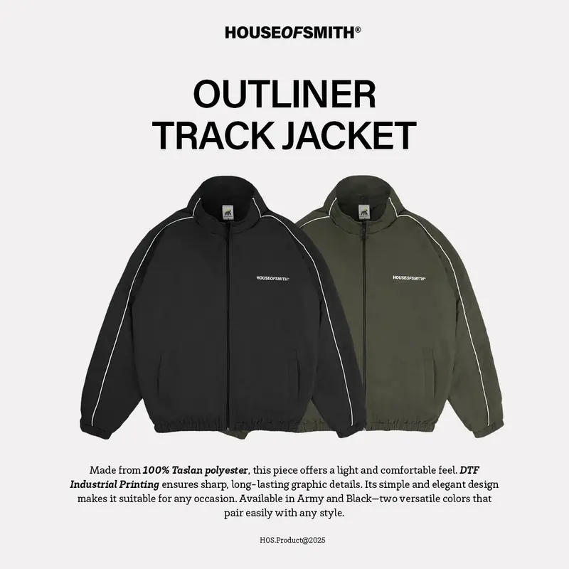 House of Smith Jacket Outliner Track Jacket - Jaket Tracktop Pria
