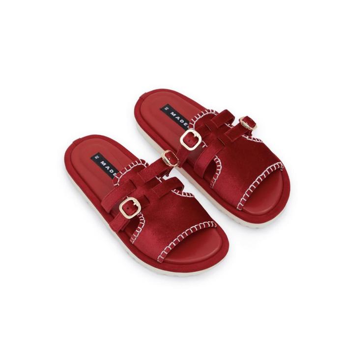 Gambar Double Buckles T-Platform - Red - 36 dari Mader Kota Depok 4 Tokopedia