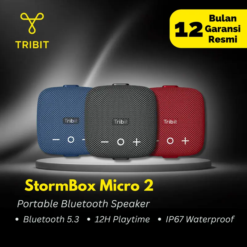 Tribit StormBox Mini Portable Bluetooth Speaker 12W Wireless