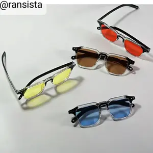 Kacamata Pria Wanita Model Kotak Fashion Korea Sunglasses Style New Trendy