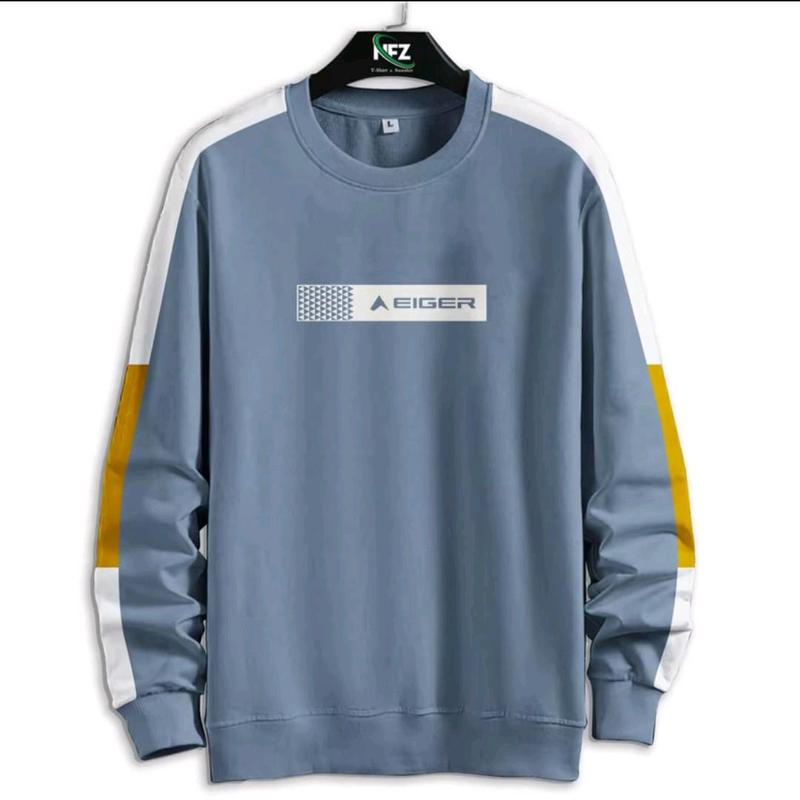 sweater pria wanita jumbo size sampai 7XL Fleece Crewneck Hoodie Nyaman Tebal Distro Sablon Zipper Panjang 7