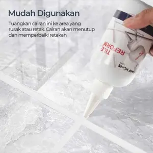 TILE REFORM Waterproof Pengisi Celah Krim Nat Keramik Ubin Anti Jamur / Penambal Dinding Dempul Wall Repair Cream Instan