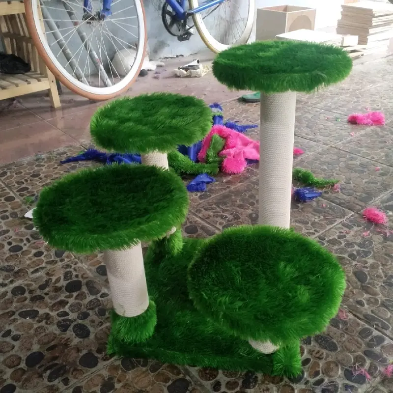 CONDO KUCING - MAINAN KUCING KITTEN MELONCAT DAN MEMANJAT -CAT CONDO kasur 3