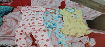 Product Review of Little Q - BIS Rampel Baju Bayi Pendek Kancing Depan Celana Pendek from R**a ** 0