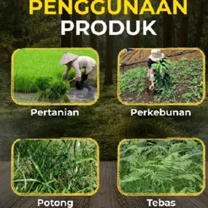 Pisau Pemotong Rumput Bintang Lima untuk Pertanian Perkebunan Potong dan Tebas