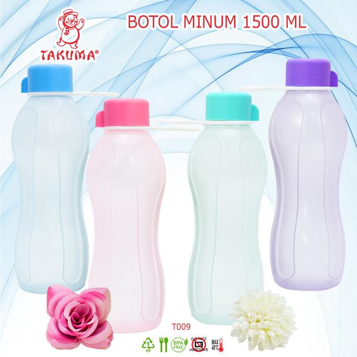 Gambar BOTOL MINUM 1500 ML - BOTOL PLASTIK MINUM TAKUMA T009 / BOTOL MINUM 1.5 LITER Bottles Kitchenware Water dari Takumashop88 Kab. Tangerang Tokopedia