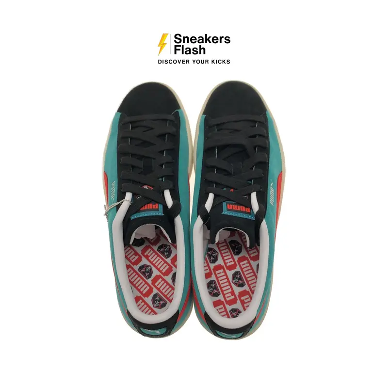 Sepatu Sneakers Pria PUMA SUEDE VTG KAMEN RIDER ATMOS GREEN LAGOON - 39496701 1