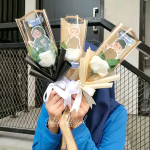 Bucket Bunga Hadiah Hari Guru / Buket Single Flower Teacher's Day Gift