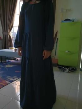 Product Review of Jubah Budak kanak-kanak perempuan Muslimah kids Ruffle Long Dress Ironless (Size 2 to 14) Ready Stock from n**2 1