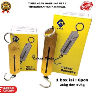 TIMBANGAN GANTUNG PER / TIMBANGAN TARIK MANUAL 25 , 50 KG