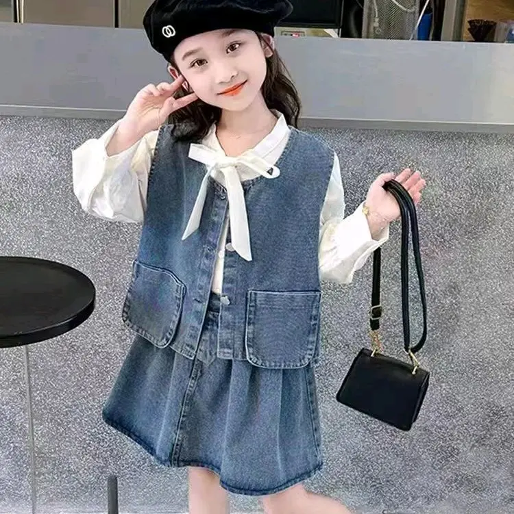 ONLY SIZE 5 - 6TH, 3IN1 SETROK JEANS PREMIUM ANAK PEREMPUAN 2