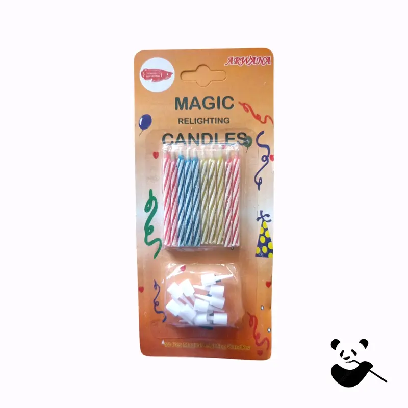Lilin Ulang Tahun Magic Arwana Isi 10 Pcs 0