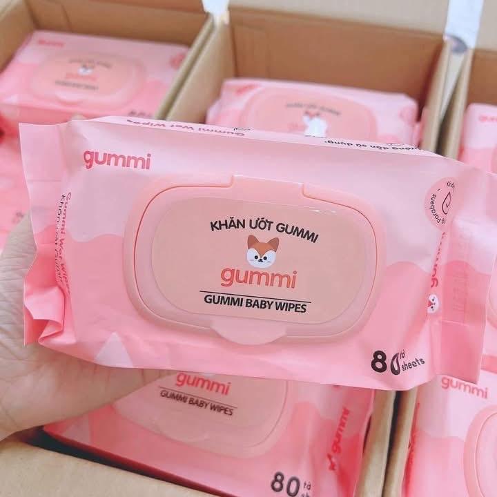 Gumi Khăn Ướt Gumi 80 Tờ - Thùng 10 Gói - Sản Phẩm Tiện Ích Cho Cuộc Sống Hàng Ngày - Phụ Kiện Giúp Giữ Vệ Sinh Và Thoải Mái