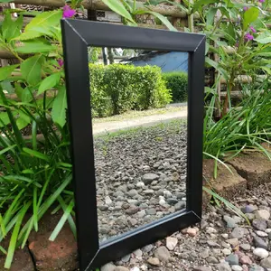 kaca cermin 25cmx35cm minimalis bahan fiber anti rayap standing mirror salon aesthetic tempel mirro