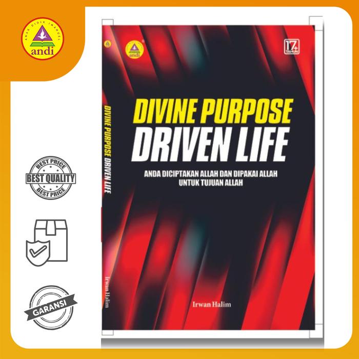 Gambar Buku Rohani Andi - Divine Purpose Driven Life, Anda Diciptakan Allah Dan Dipakai Allah Untuk Tujuan Allah dari Buku Rohani Andi Kab. Sleman Tokopedia