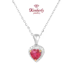 Liontin Berlian Love Batu Ruby KPD1309485 - Kimberly Jewellery