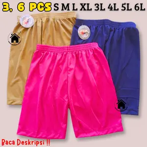 3, 6 Pcs STRIT/SHORT/TAYET ANAK-ANAK DEWASA Celana Pendek Untuk Anak TK/SD/SMP/SMA/IBU-IBU