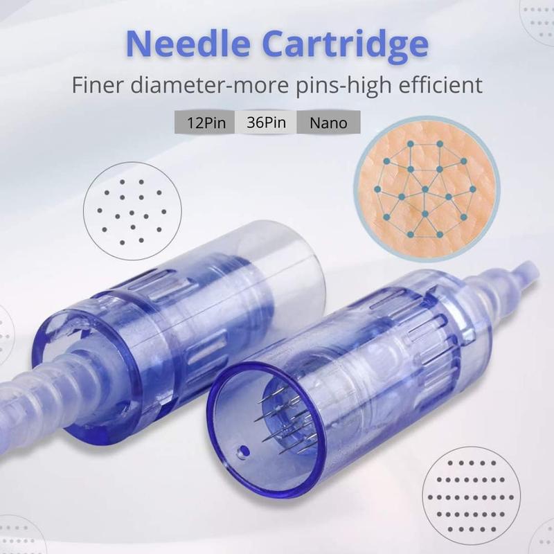 Bút Microneedle Không Dây Dr.Pen A6, Bút Làm Đẹp Da Chuyên Nghiệp, Cho Mặt, Cơ Thể Và Râu, Bộ Chăm Sóc Da Cho Mặt Và Cơ Thể, Với 5 Chiếc Kim Nano, Dụng Cụ Chăm Sóc Da 6