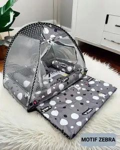 1 Set Kasur Bayi Kelambu Free Selimut Premium motif karakter lucu | Set kasur bayi empuk | kado bayi | Set kasur & Bantal Guling