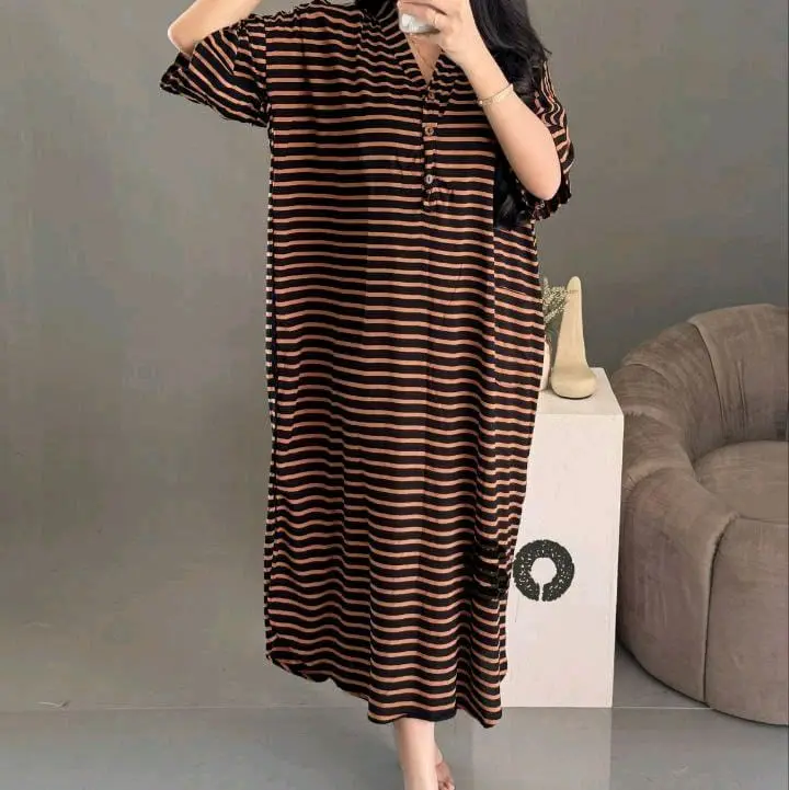 khanza dress busuy friendly rayon tebal dan halus daster Wanita Ibu Hamil dan busui