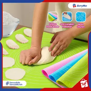 Alas Adonan Kue Baking Bahan Silikon Multifungsi Food Grade dan Anti Lengket 50 x 40 cm Kitchenware