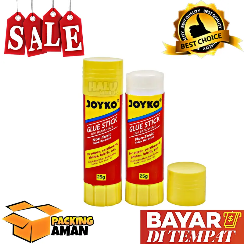 (BISA COD) PROMO 1 Pcs Glue Stick Lem Batang Joyko GS-09 8gr / Alat Perekat 0