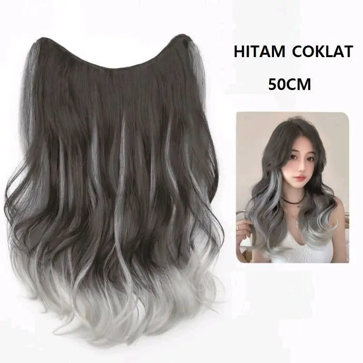 hairclip curly ombre hairclip lurus ombre hair clip ombre keriting hair clip ombre lurua 2