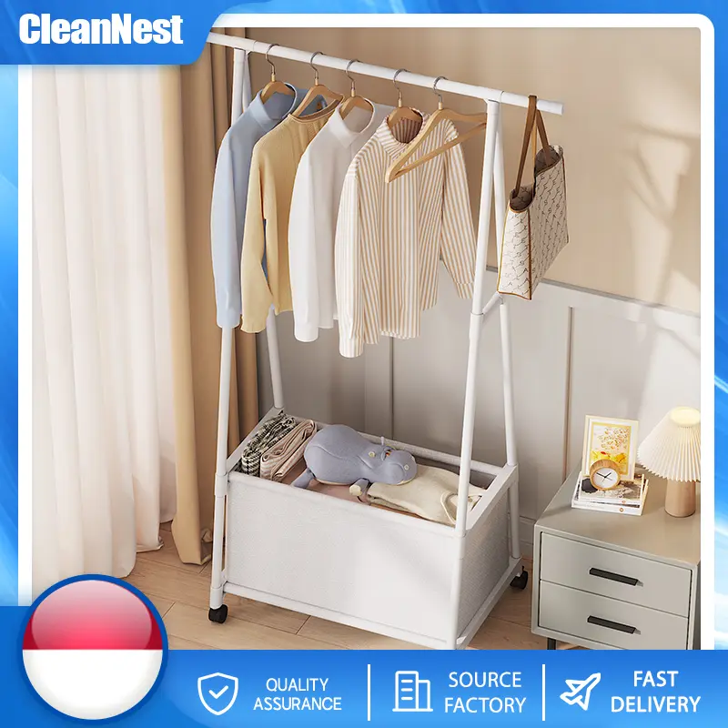 Triangle Coat Rack Bedroom Multi-function Clothes Hanger floor bedroom multi-function clothes hanger Versatile Rack 0