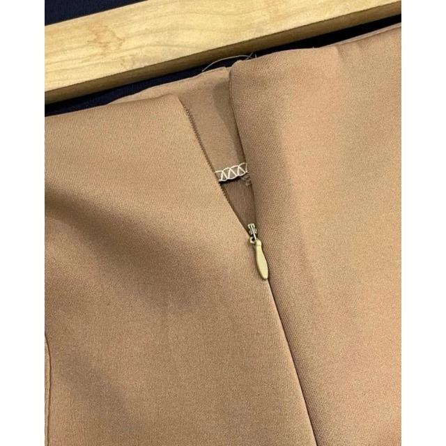 Celana Cutbray Zipper Scuba Haighwaist - Korean Style Cutbray Wanita - Fashion Wanita Cantik Kekinian Karet Melar Panjang Nyaman Kulot 4
