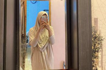 Product Review of Humaira Dress - Nameera Style - Abaya One Set, Batwing, Bahan Jersey, All Size, Busui Friendly from t**s 2