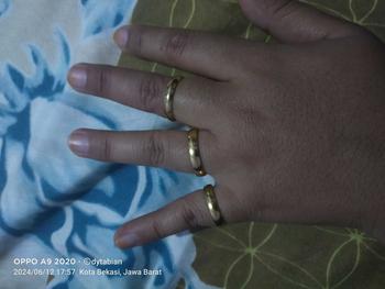 Product Review of CINCIN ULAR TERBUAT DARI KOIN ASLI ANTI LUNTUR ANTI KARAT from d**3 0