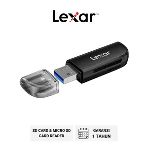 Lexar Dual Slot RW300 USB 3.2 Gen1 Card Reader SDcard / MicroSD