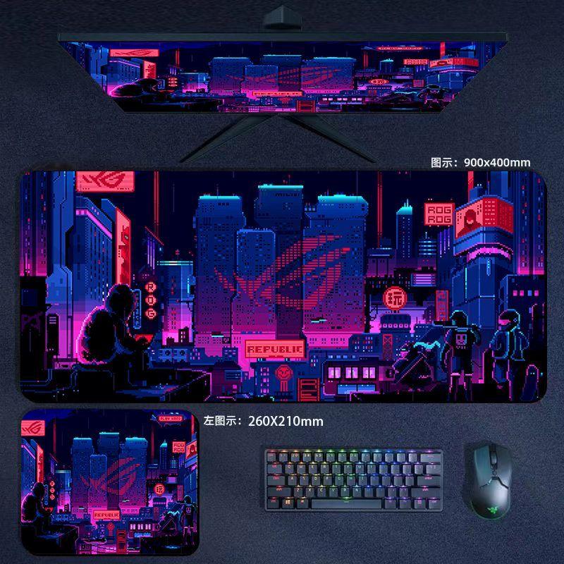 Product Introduction of Tấm Lót Chuột Mất Mắt Rog, Trò Chơi Thể Thao Điện Tử Rog Ngoại Cỡ, Tấm Lót Bàn Phím Cho Bé Trai, Máy Tính Xách Tay, Bàn Làm Việc, Tấm Lót Chuột Ins Chất Lượng Cao Và Chất Lượng Cao 7