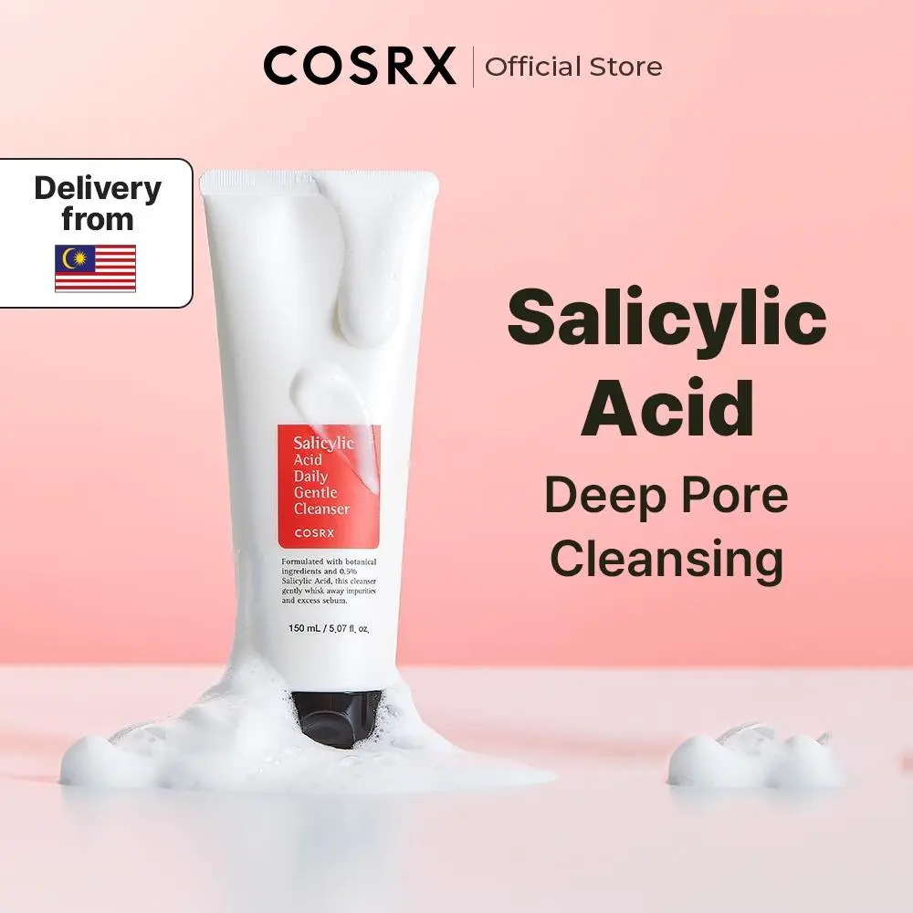 Salicylic Acid Daily Gentle Cleanser 150ml - Acne Treatment Cleansing Face Facial Foam - Skin Repair, Skincare