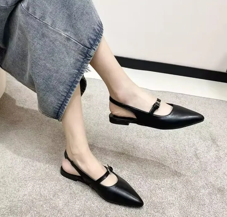 Sendal Wanita Flat Shoes 3cm Terbaru - Model Terbaru