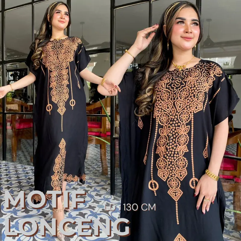 Paket Hemat 100rb Dapat 4pcs Daster Lowo Jumbo Resleting Busui Bumil Rayon Super Batik Fit Terrbaru 2024 2