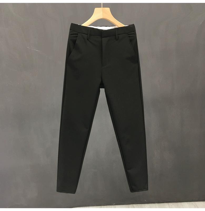   HÀNG THÊU ĐẸP  QUẦN TÂY NAM CO GIÃN THÊU CAO CẤP DÁNG ÔM BODY Màu đen Trơn có size đại big size shop win 69 Menswear Pants Ong Z1 961 