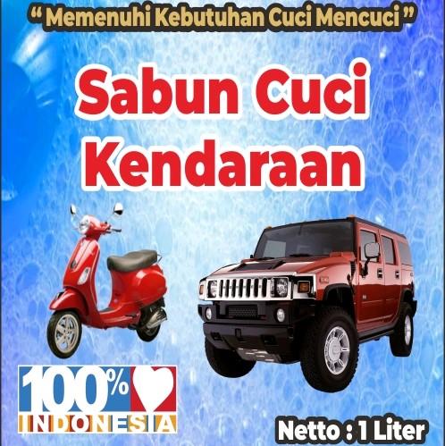 Sabun cuci kendaraan 1000ml Mobil Car dan Motor Kinclong 1