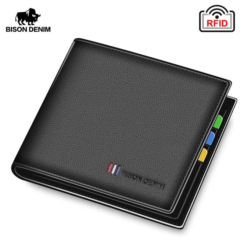 Bison Denim Dompet Kulit Pria N4475 Hitam 0