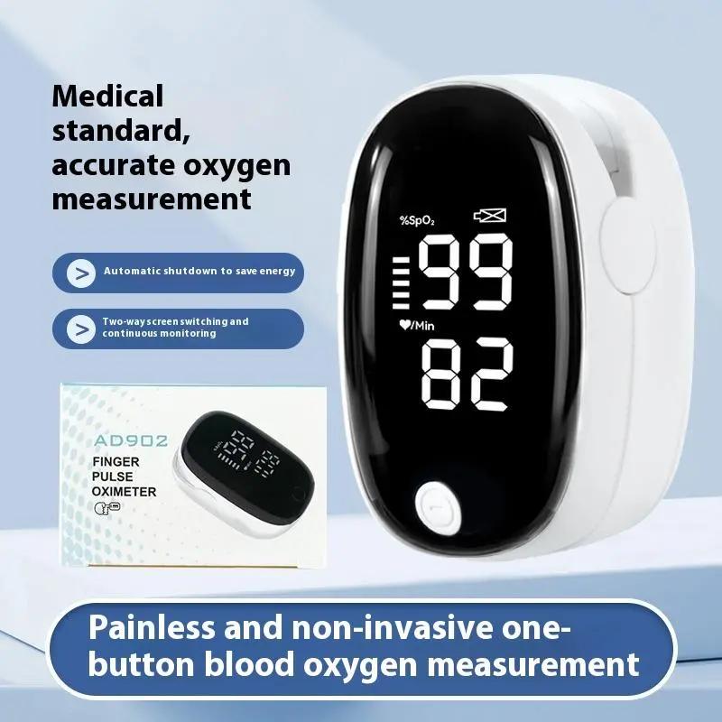 oximeter xung ngón tay LED màn hình hiển thị độ bão hòa oxy máy đo nhịp tim oxymeters y tế với máy đo oxy kỹ thuật số hô hấp
