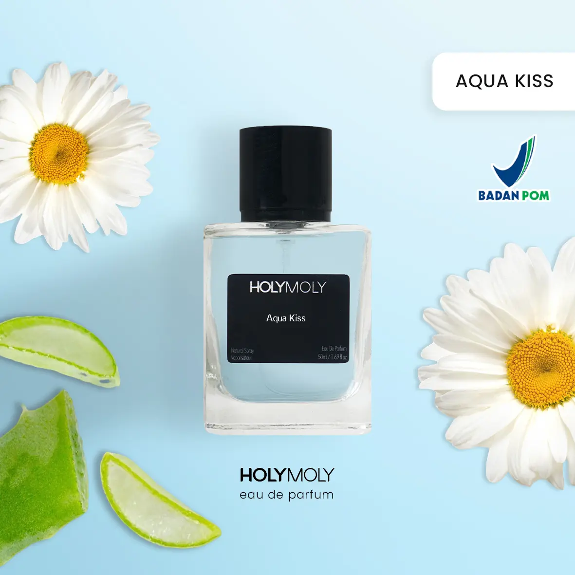 Holymoly Parfum A Kiss  - Parfum Wanita Pria Tahan Lama Wangi Aroma Segar Manis Fresh | Parfume Perfume Farfum Minyak Wangi EDP by HOLYMOLY