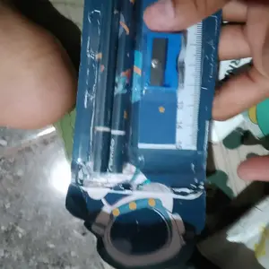 [READY] Aimilo 5in1 Pensil Set Alat Tulis Anak Lucu Dan Penghapus Untuk Tempat Pensil Buku Tulis Sekolah Stationery