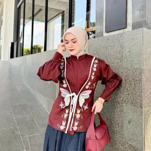 Nayla Blouse - Atasan Kemeja Wanita Premium