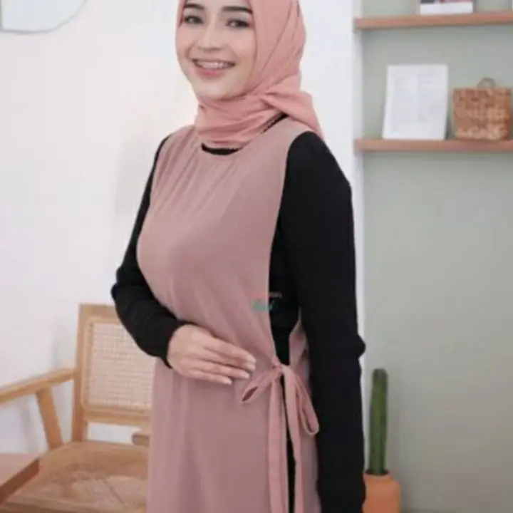 LONGVEST CRINKLE//ALKA OUTER PANJANG CRINKLE AIRFLOW 1