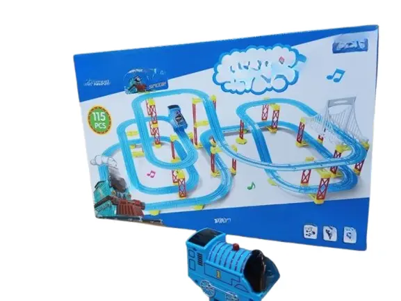[IM] Mainan Anak Thomas And Friends Rail Kereta Api Muter 360 Derajat Set Hadiah 2