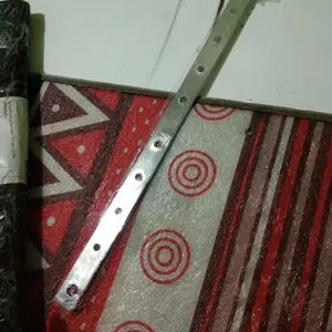 Plat Besi Bolong Tebal Chrome Universal