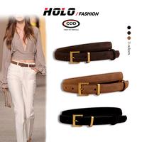Gambar HOLO Sabuk Wanita Pinggang Fashion Kulit Asli Korean Style Belt Wanita sabuk Skena Style Retro - Hitam dari HOLO ID Kota Administrasi Jakarta Barat 1 Tokopedia